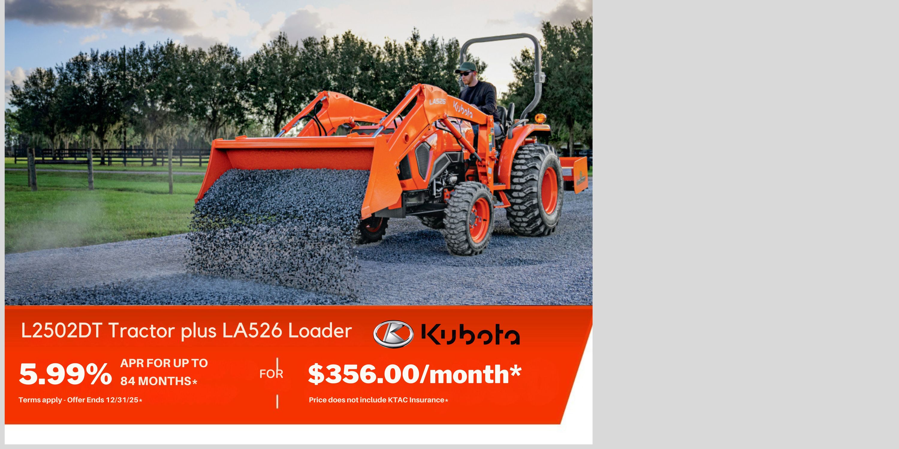Kubota Tractor with Loader